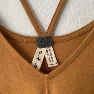 Free People Flowy Double Strap Tank Top